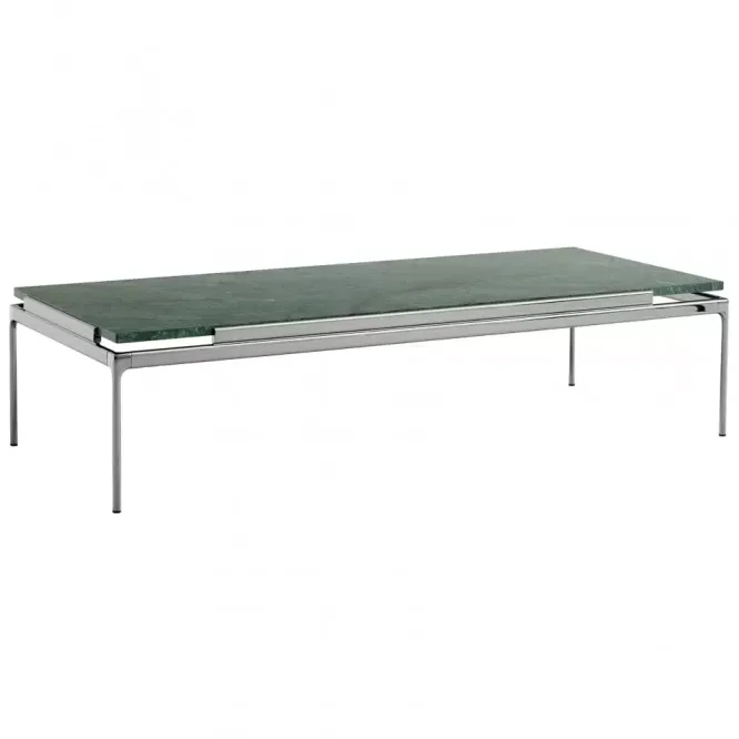 Stolik Kawowy Sett Ln12 Verde Guatemala Dark Chrome Andtradition
