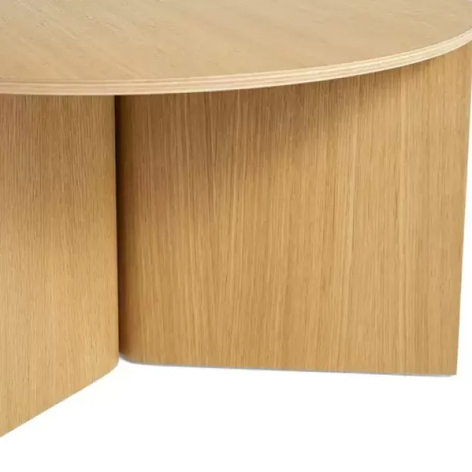 Stolik Kawowy Slit 65 Cm Dąb Lakierowany Hay