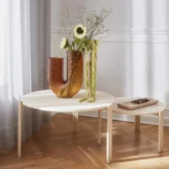 Stolik Kawowy Tribus 80 Cm Piaskowy Aytm