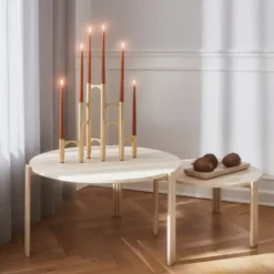Stolik Kawowy Tribus 80 Cm Piaskowy Aytm