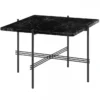 Stolik Kawowy Ts 55X55 Cm Czarna Podstawa Czarny Marmur Gubi