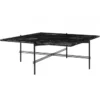 Stolik Kawowy Ts 105X105 Cm Czarna Podstawa Czarny Marmur Gubi