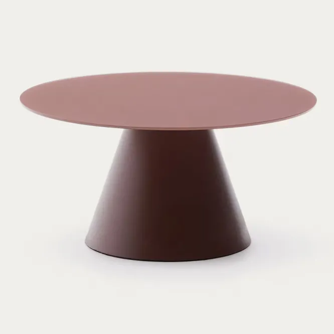 Stolik Kawowy Wilshire 80 Cm Terakotowy Kave Home