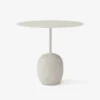 Stolik Lato Ln9 Kość Słoniowa-Crema Diva Marble Andtradition