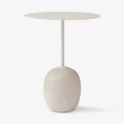 Stolik Lato Ln8 Kość Słoniowa-Crema Diva Marble Andtradition