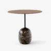 Stolik Lato Ln9 Orzech-Emparador Marble Andtradition