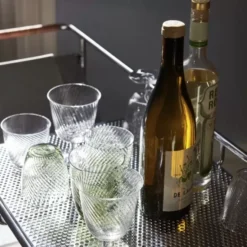 Stolik Na Kółkach Alima Nds1 Stal Czarna-Dąb Andtradition