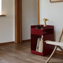 Stolik Na Kółkach Rotate Sc73 Czerwony Andtradition