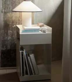 Stolik Na Kółkach Rotate Sc73 Kość Słoniowa Andtradition