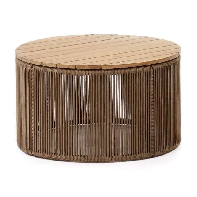 Stolik Ogrodowy Dandara 60 Cm Beżowy Kave Home
