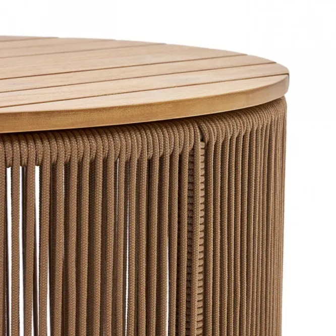 Stolik Ogrodowy Dandara 60 Cm Beżowy Kave Home