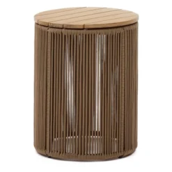 Stolik Ogrodowy Dandara 40 Cm Beżowy Kave Home