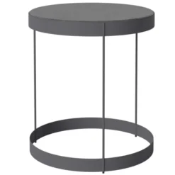 Stolik Ogrodowy Drum 40 Cm Ciemnoszary Bolia