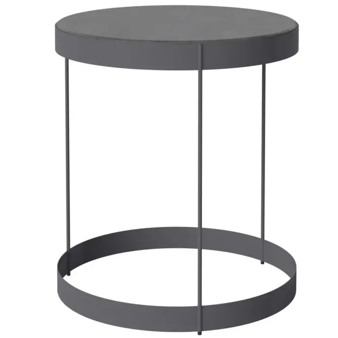 Stolik Ogrodowy Drum 40 Cm Ciemnoszary Bolia