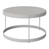 Stolik Ogrodowy Drum 60 Cm Jasnoszary Bolia