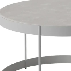 Stolik Ogrodowy Drum 60 Cm Jasnoszary Bolia
