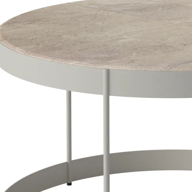 Stolik Ogrodowy Drum 60 Cm Marmur Bolia