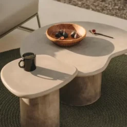 Stolik Ogrodowy Macarella 83 Cm Szary Kave Home