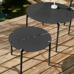 Stolik Ogrodowy Novo 50 Cm Czarny Aytm