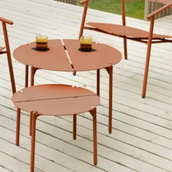 Stolik Ogrodowy Novo 70 Cm Pomarańczowy Aytm