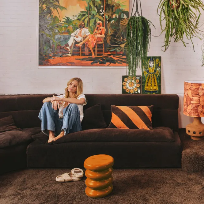 Stolik Okazjonalny Allure Brązowy Hkliving