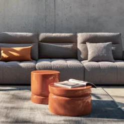 Stolik Okazjonalny Bambu Terakotowy Calligaris
