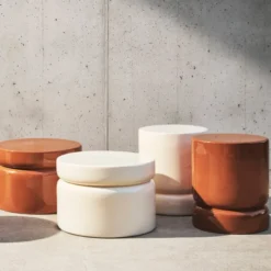 Stolik Okazjonalny Bambu Terakotowy Calligaris