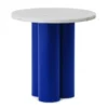 Stolik Okazjonalny Dit Bright Blue White Carrara Normann Copenhagen