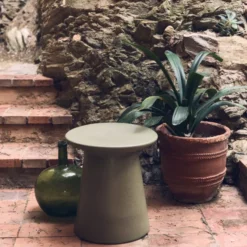 Stolik Okazjonalny Earthenware 40 Cm Zielony Hkliving