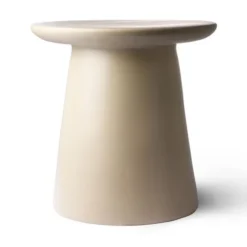 Stolik Okazjonalny Earthenware 40 Cm Kremowy Hkliving