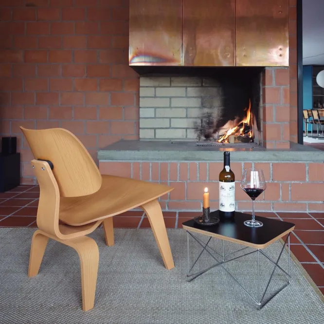 Stolik Okazjonalny Ltr - Blat Orzech - Podstawa Basic Dark Vitra