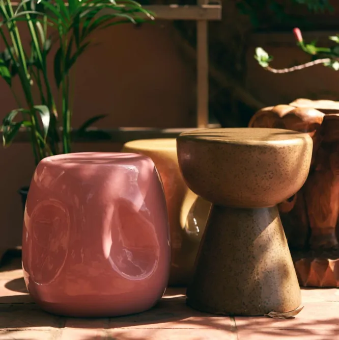 Stolik Okazjonalny Pebble Brązowy Hkliving
