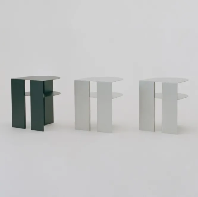 Stolik Okazjonalny Rand Srebrny New Works