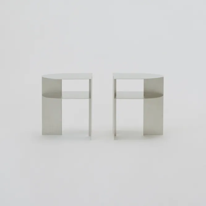 Stolik Okazjonalny Rand Srebrny New Works