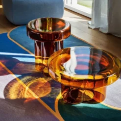 Stolik Okazjonalny Soda Bursztynowy Miniforms