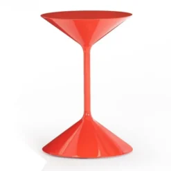 Stolik Okazjonalny Tempo 50 Cm Pomarańczowy Zanotta