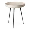 Stolik Pomocniczy Bowl Wood Waste Edition Grey Mater