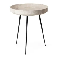 Stolik Pomocniczy Bowl Wood Waste Edition Grey Mater