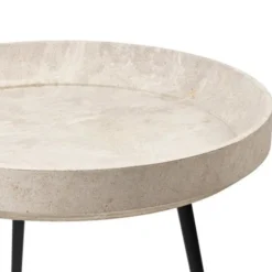 Stolik Pomocniczy Bowl Wood Waste Edition Grey Mater