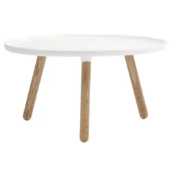 Stolik Tablo Duży Biały - Naturalny Jesion Normann Copenhagen