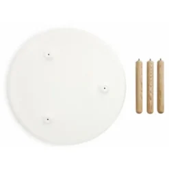 Stolik Tablo Duży Biały - Naturalny Jesion Normann Copenhagen