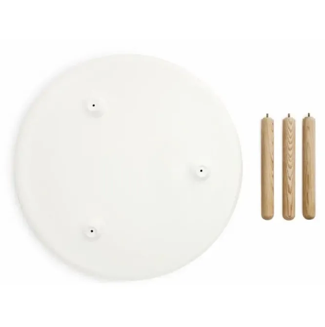 Stolik Tablo Duży Biały - Naturalny Jesion Normann Copenhagen
