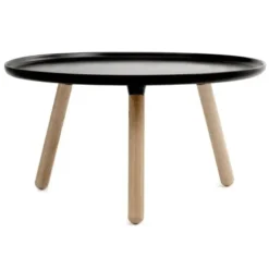 Stolik Tablo Duży Czarny - Naturalny Jesion Normann Copenhagen