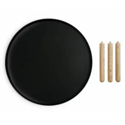 Stolik Tablo Duży Czarny - Naturalny Jesion Normann Copenhagen