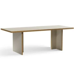 Stół Prostokątny 220 Cm Kremowy Hkliving