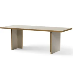 Stół Prostokątny 220 Cm Kremowy Hkliving