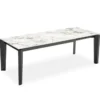 Stół Rozkładany Alpha 180-240 Cm Biały Ceramiczny Calligaris