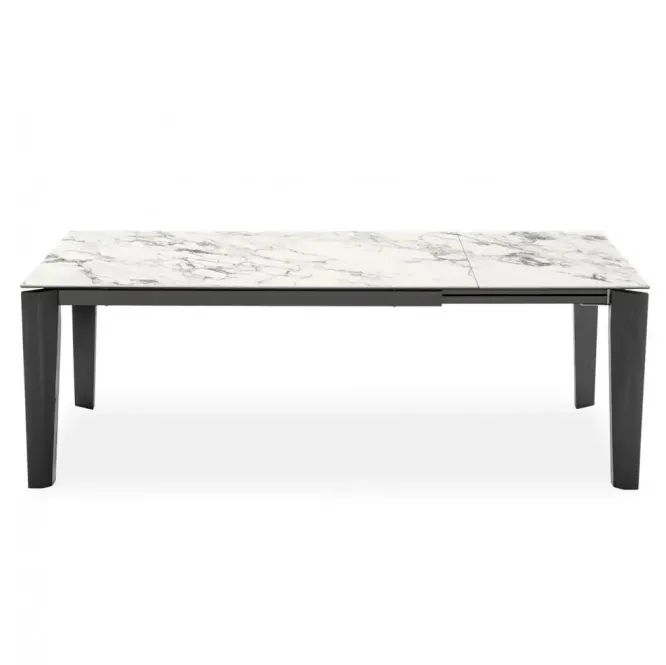 Stół Rozkładany Alpha 180-240 Cm Biały Ceramiczny Calligaris