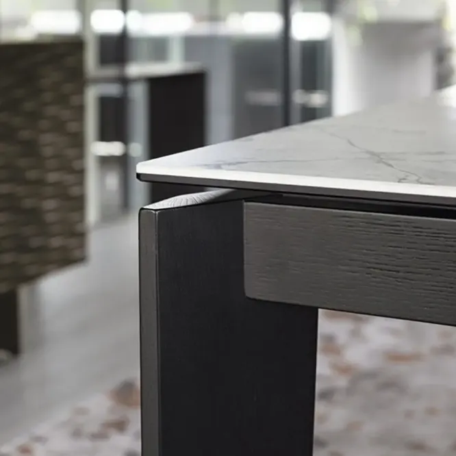 Stół Rozkładany Alpha 180-240 Cm Biały Ceramiczny Calligaris