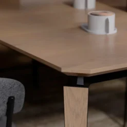 Stół Rozkładany Arco 200-300 Cm Dąb Bielony